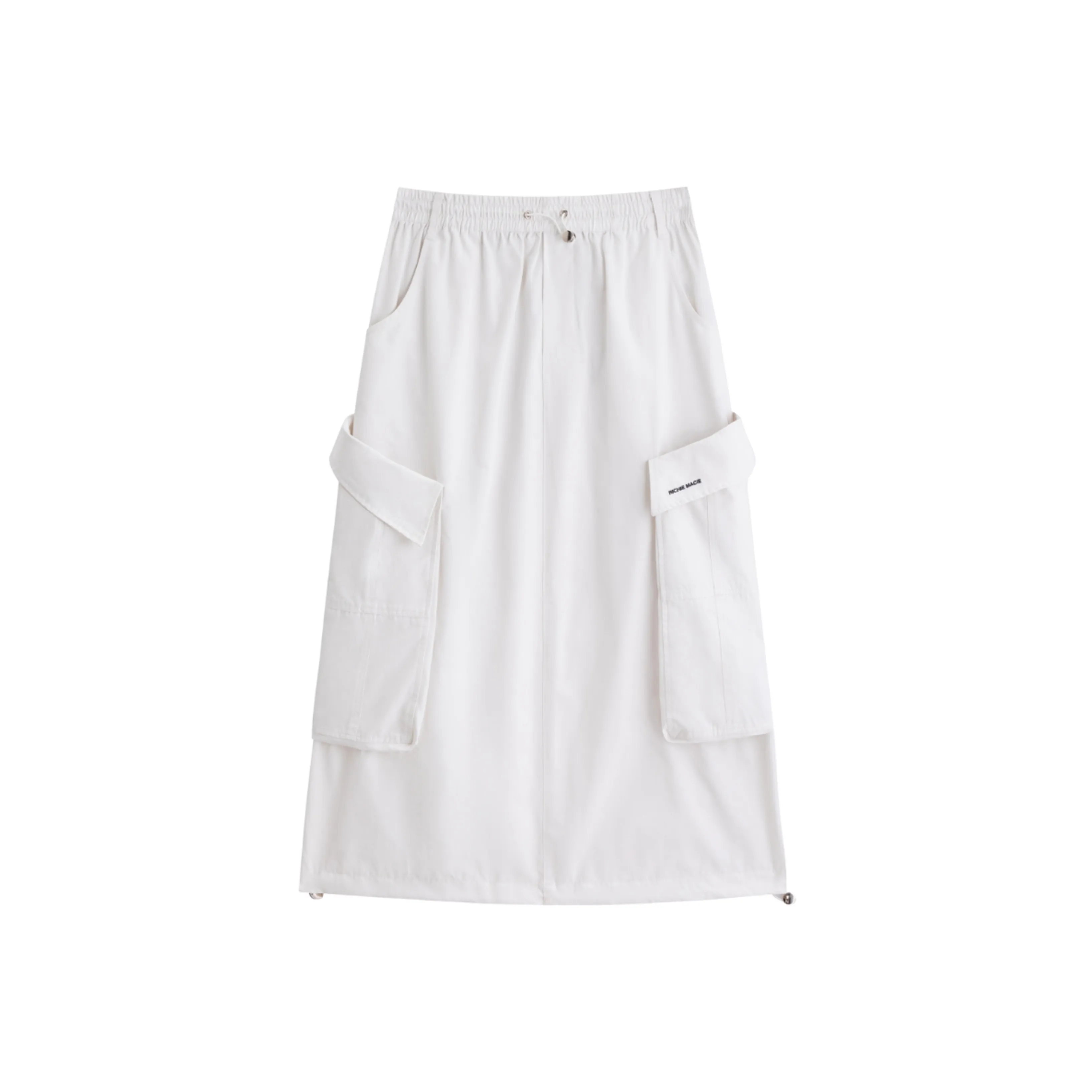 Richie Macie Повседневный Длинный Юбка Женская Цвет Слоновая Кость