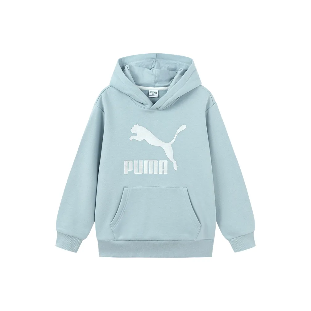 PUMA Свитшот Sportstyle Series Джинсовый Светло-Синий Детский