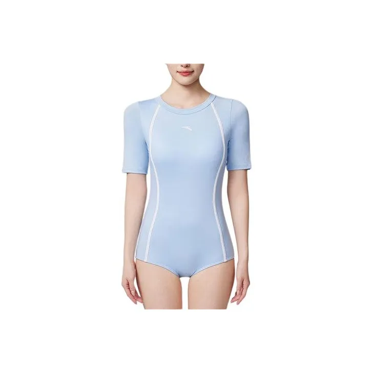 ANTA One Piece Купальник Женский Светло-Синий