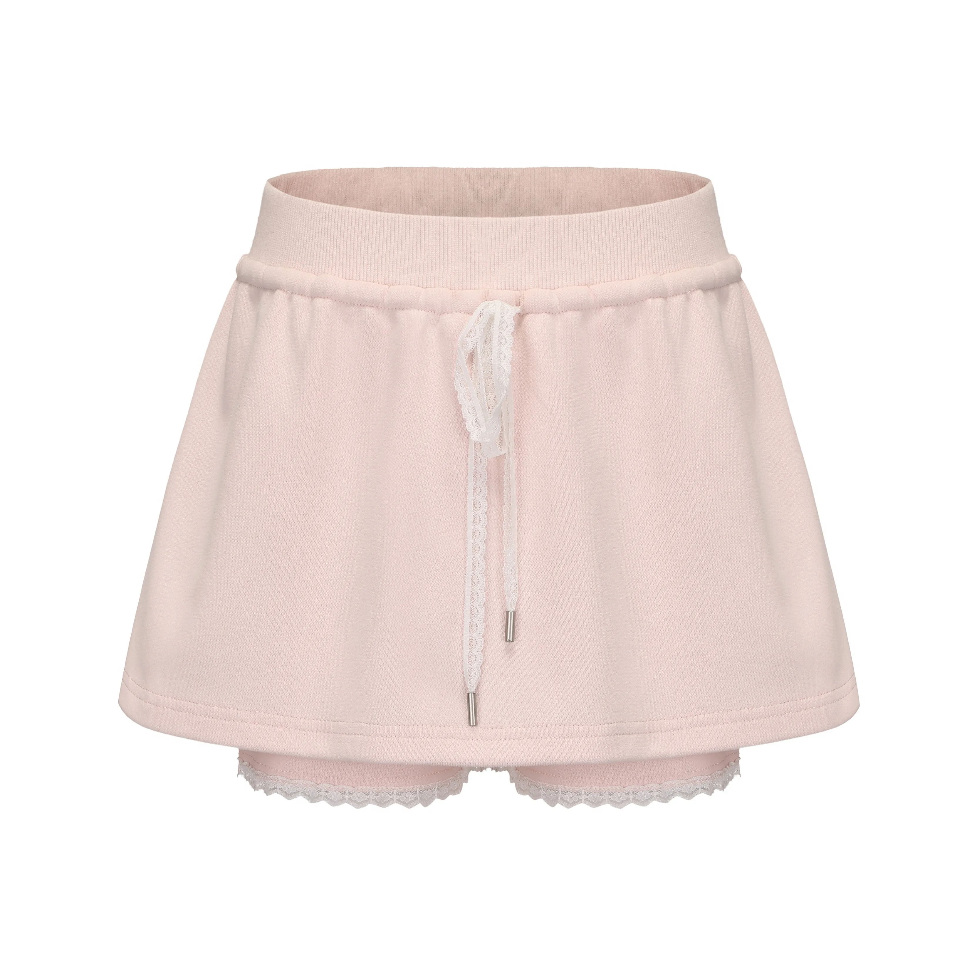 CHIWAWAMEME Повседневные короткие юбки женские розовые