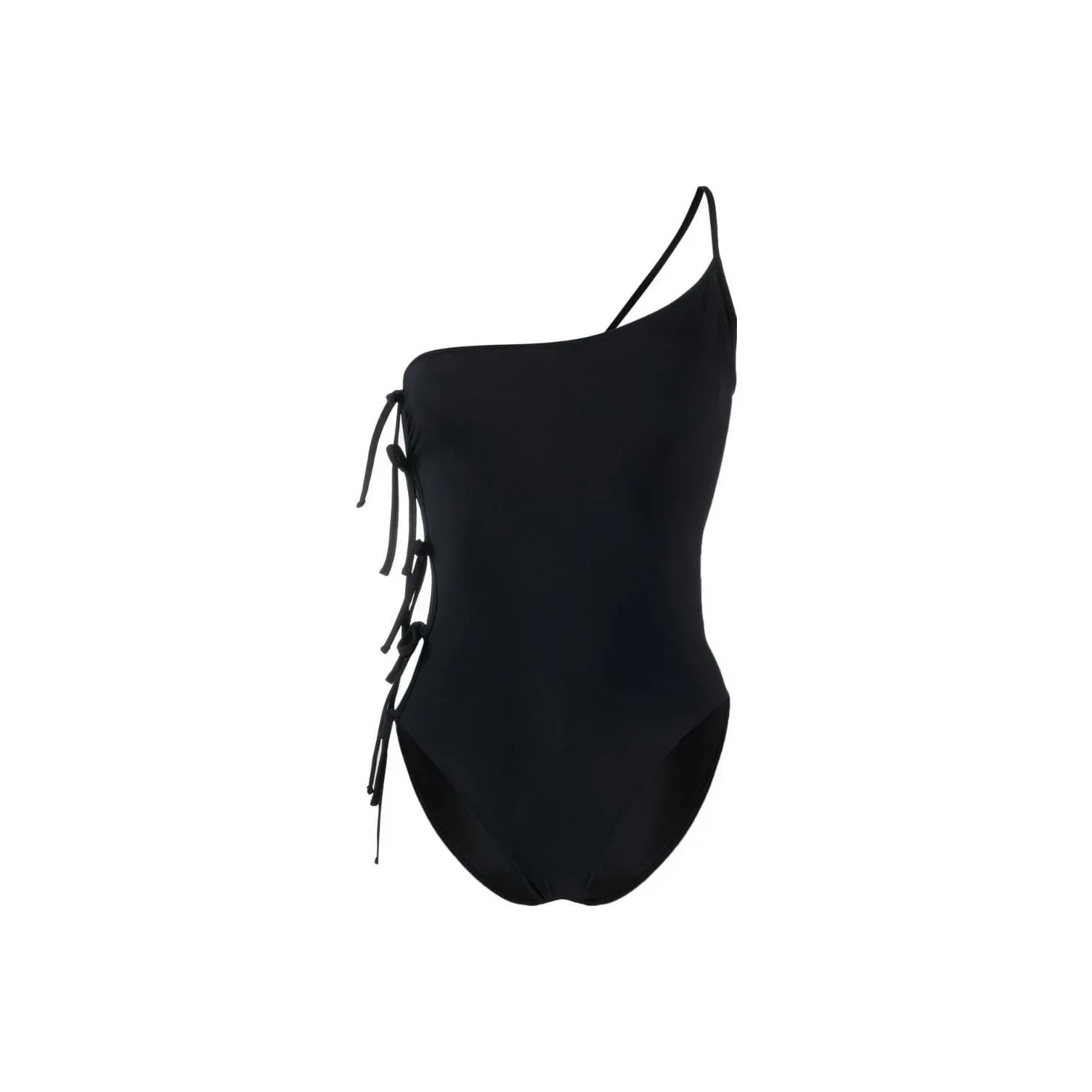 RICK OWENS Knot detailing One shoulder Swimsuit