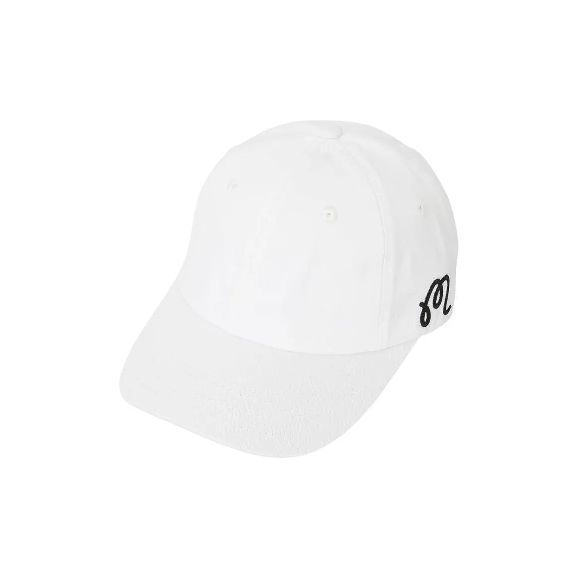 Malbon Golf Cotton Baseball Caps Unisex White