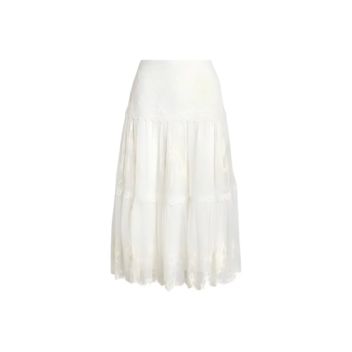 Polo Ralph Lauren SS24 Casual Long Skirt Women's White