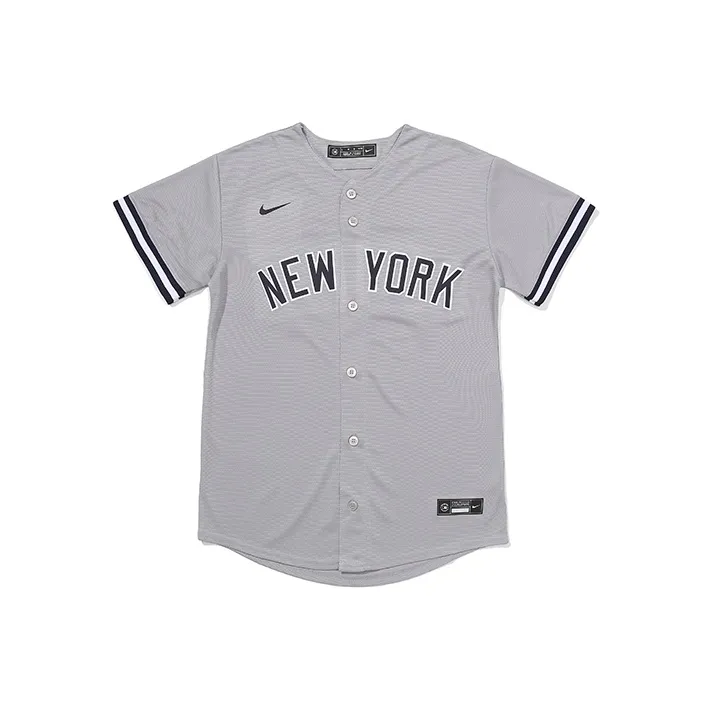 Nike x MLB Base Logo Рубашка Нью-Йорк Янкис Серый Детский