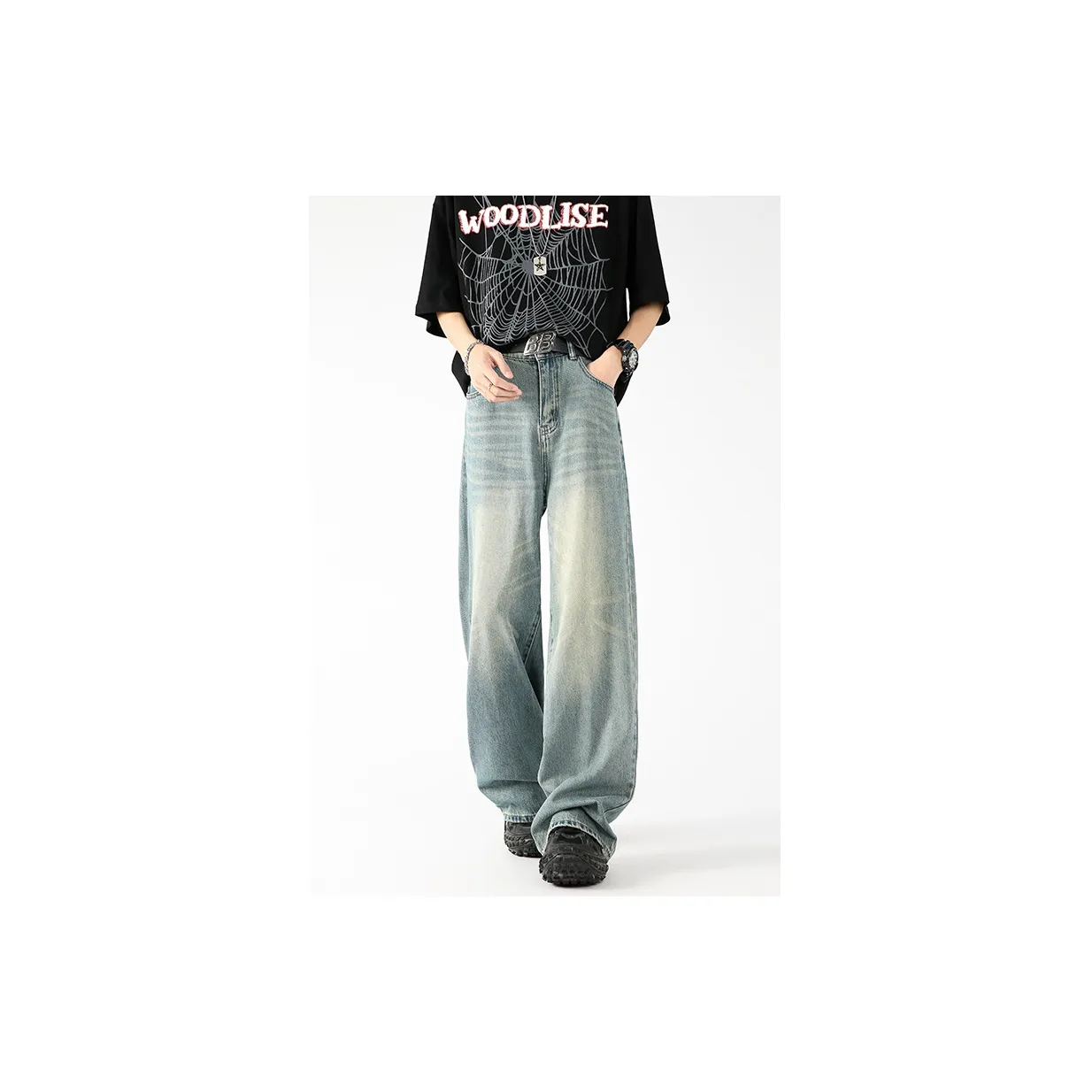 OKPI Jeans Unisex Light Yellow