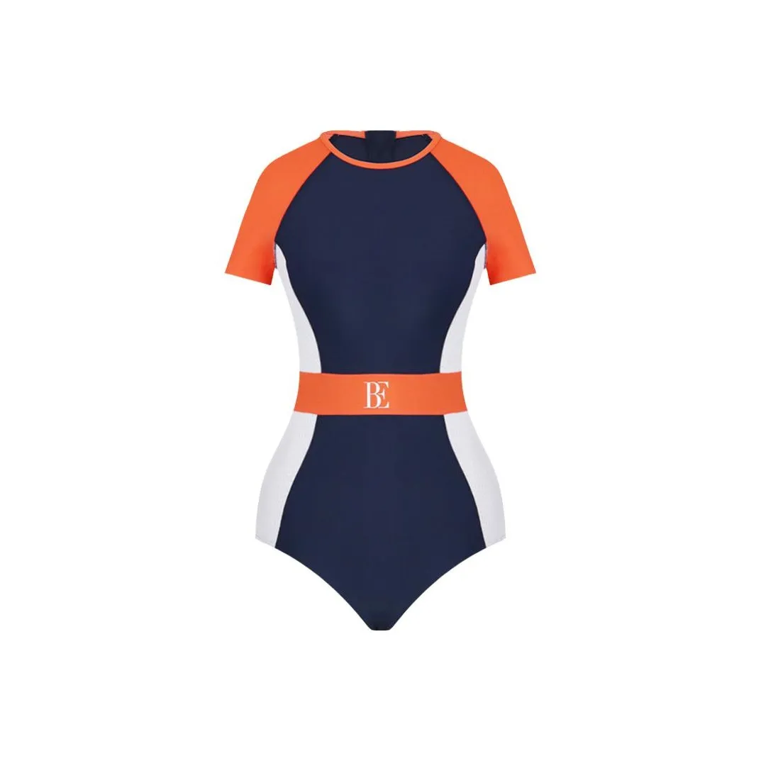 BALNEAIRE One Piece Swimsuits Women's Orange Blue White