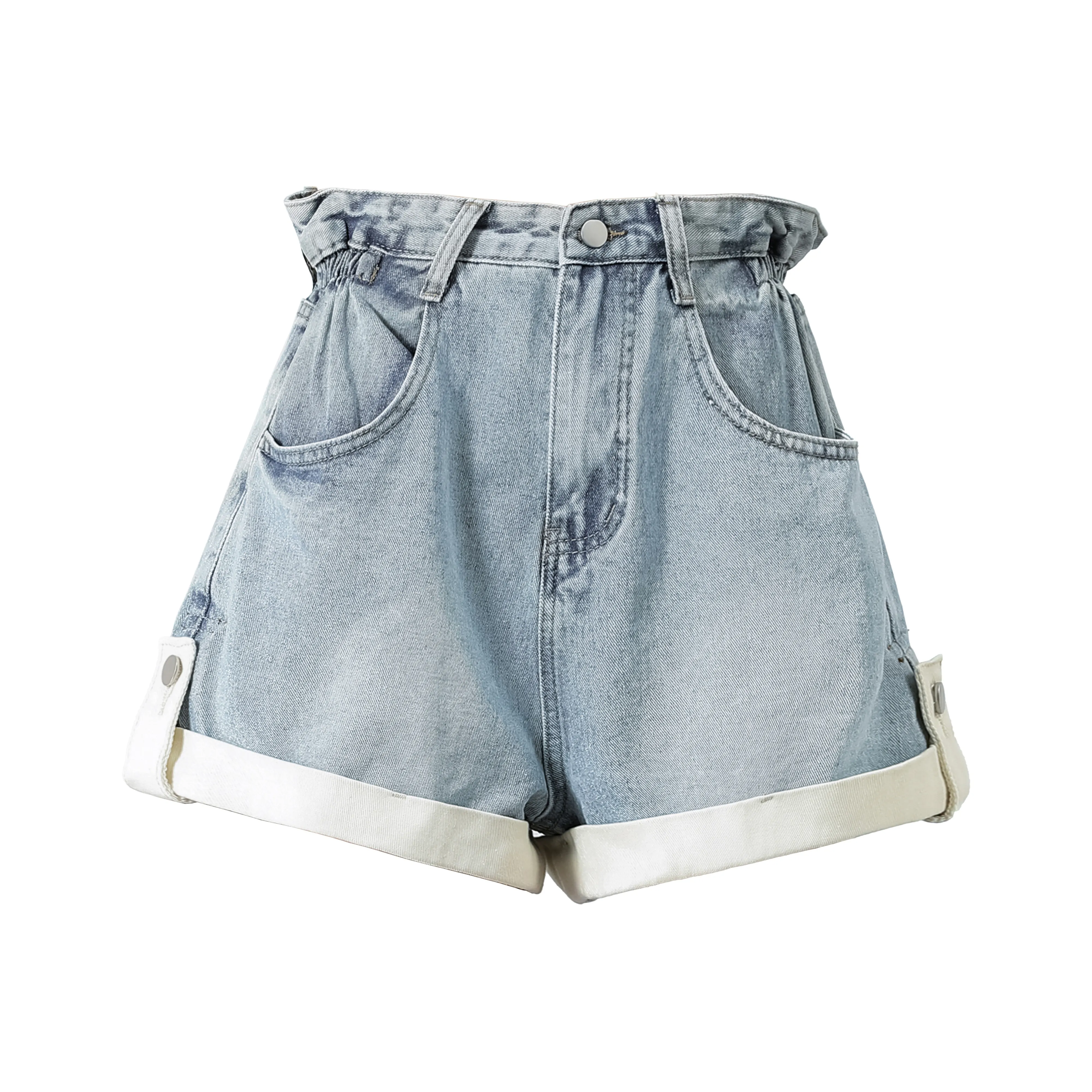 Silly Denim Shorts Women's Blue