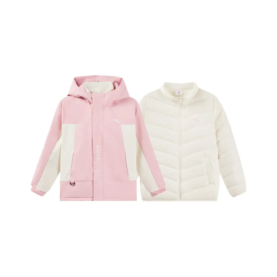 Antakids Пуховик Сатин Розовый YUTING Цвет Подростки