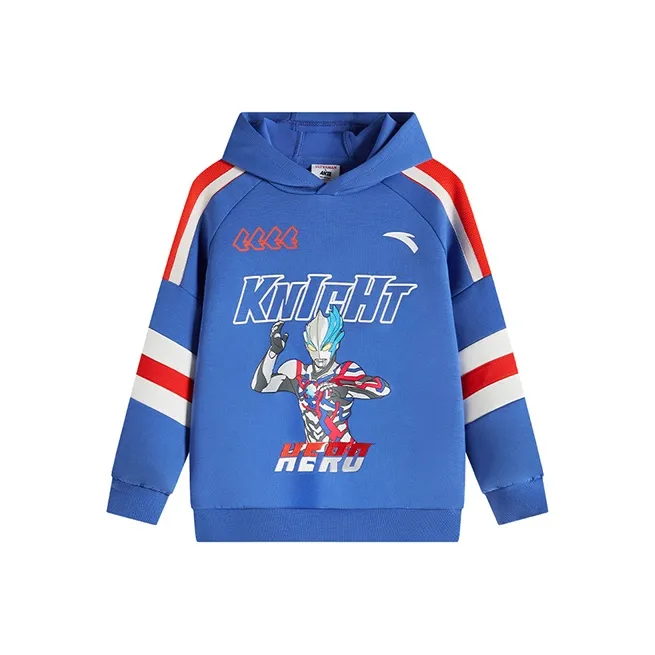 Antakids x Ultraman Совместное издание Толстовка Юность Синий Дети Возраст 3-7 лет