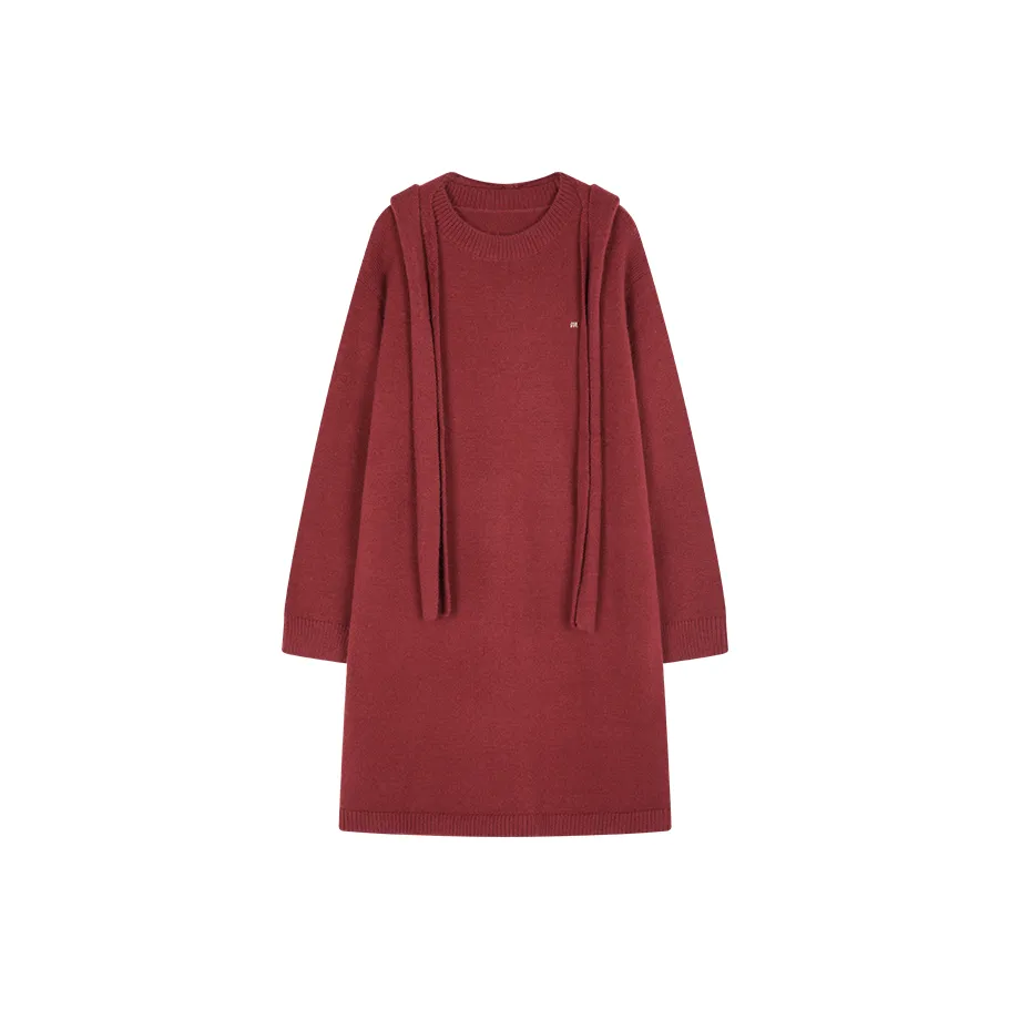 Mo Han Yi Mei Skirt Set Women's Christmas Red