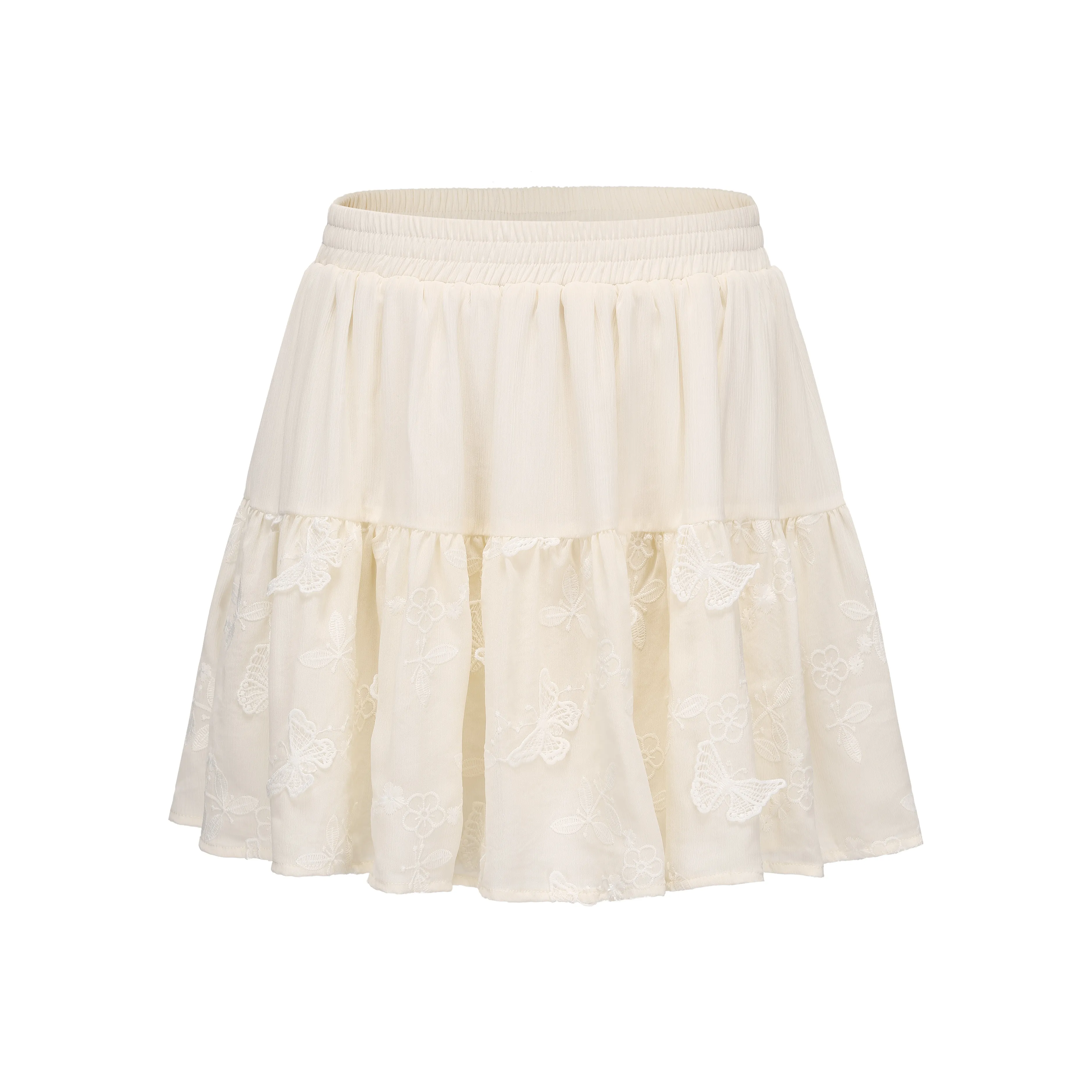 CHIWAWAMEME Повседневные короткие юбки женские абрикос