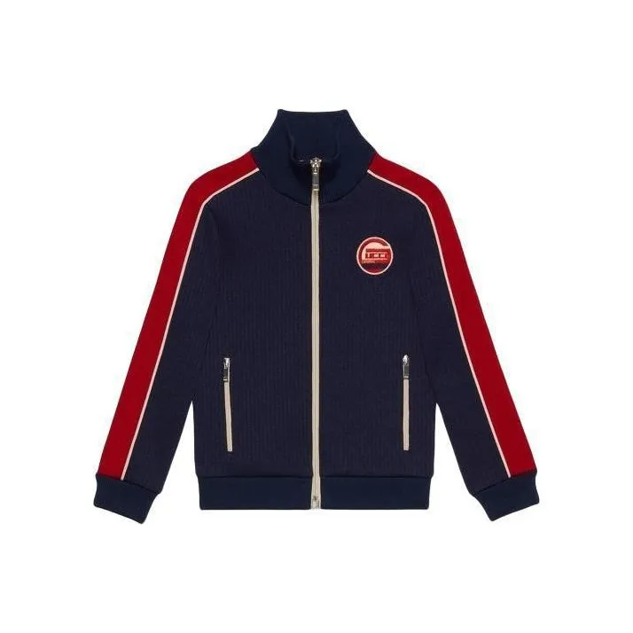 GUCCI SS24 Куртки и Пальто Морской Синий Детский