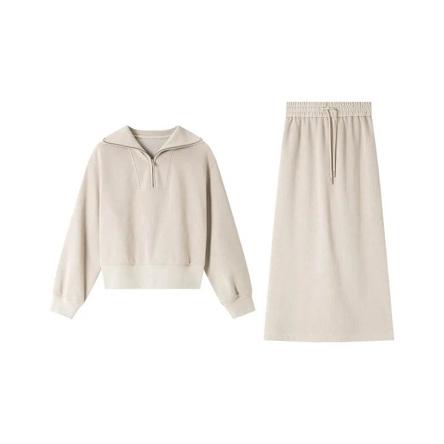 VIMLY Khaki Женские Комплекты с Юбкой