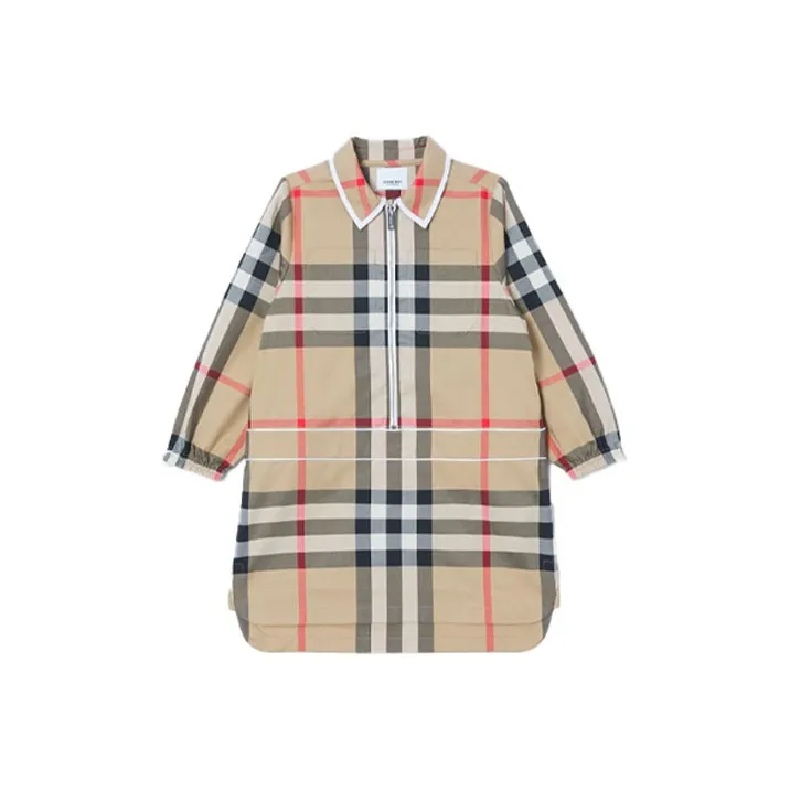 Burberry Children's Dress Infant Archieve Beige Burberry Детское платье цвет бежевый архивный