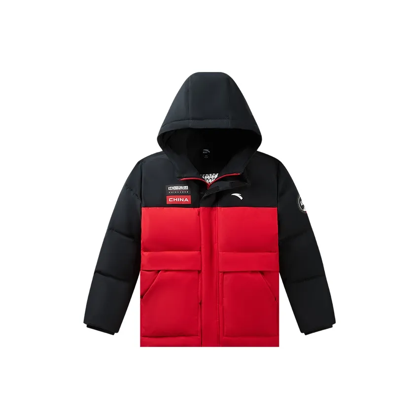 Antakids Пуховик Классический Красный Dream Черный Подростки