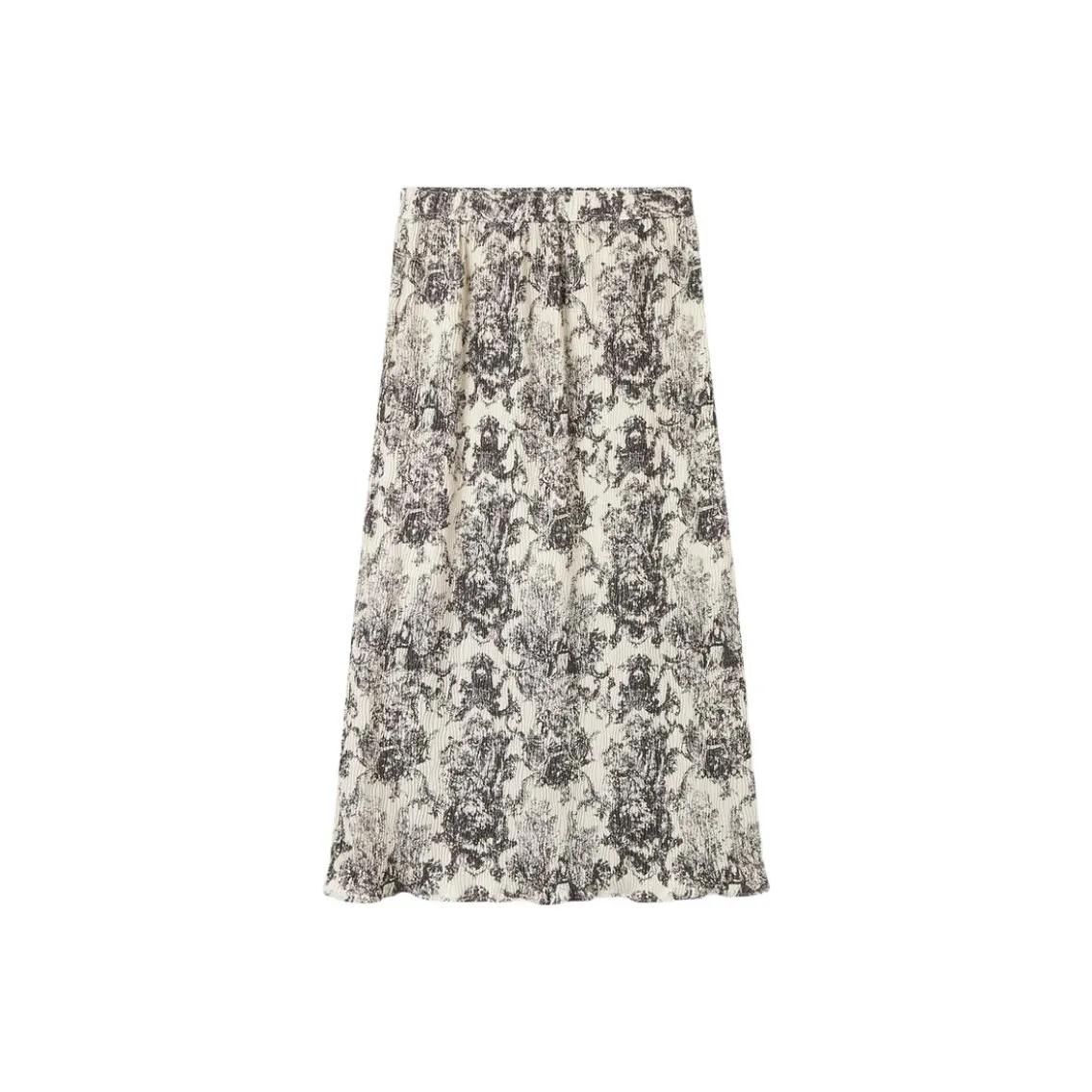EICHITOO Повседневный Длинный Юбка Женские Экрю Цветочный