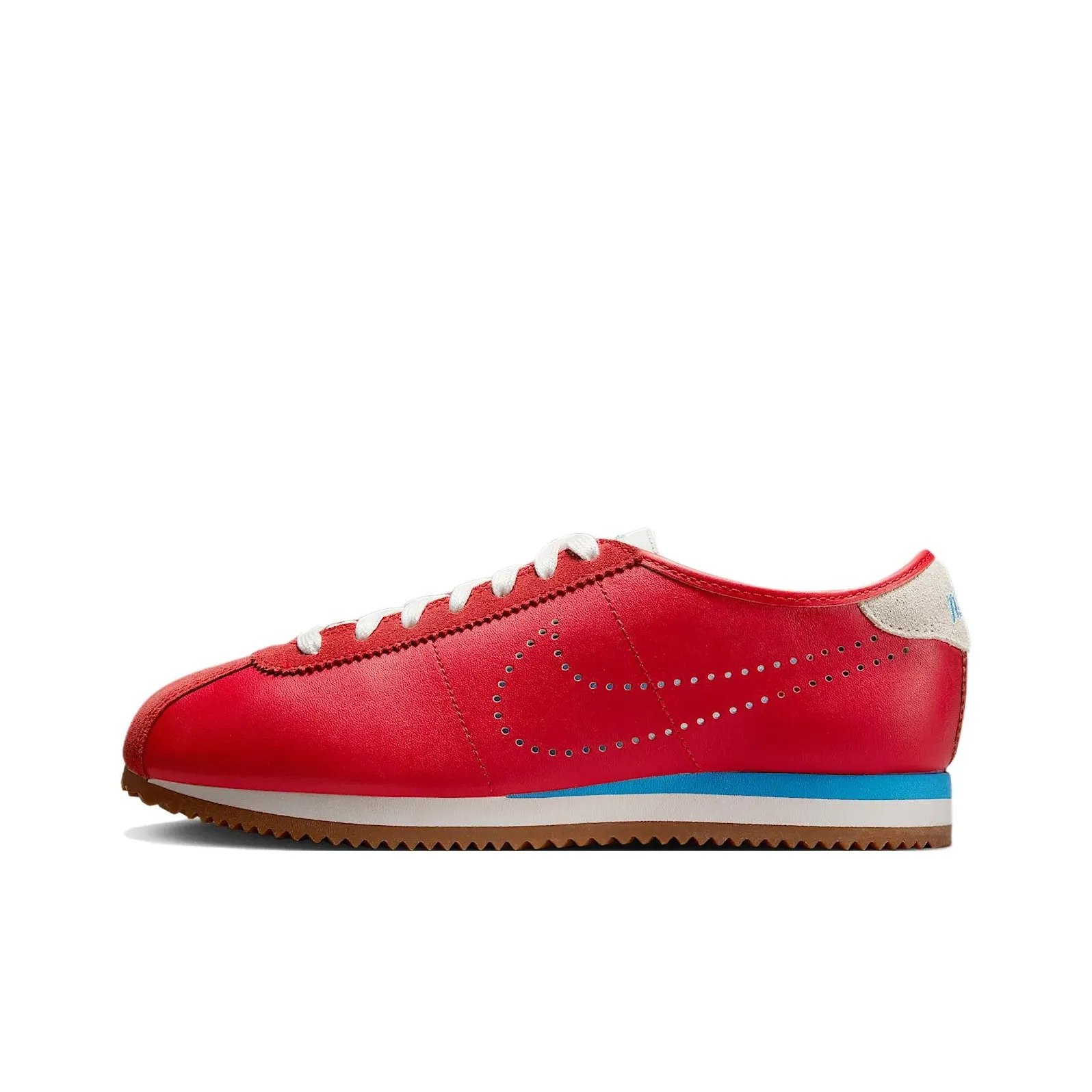 Nike Cortez Slip Resistant Abrasion Resistant Низкий Топ Повседневный Городской Коммутирование Беговые кроссовки Женские Красный