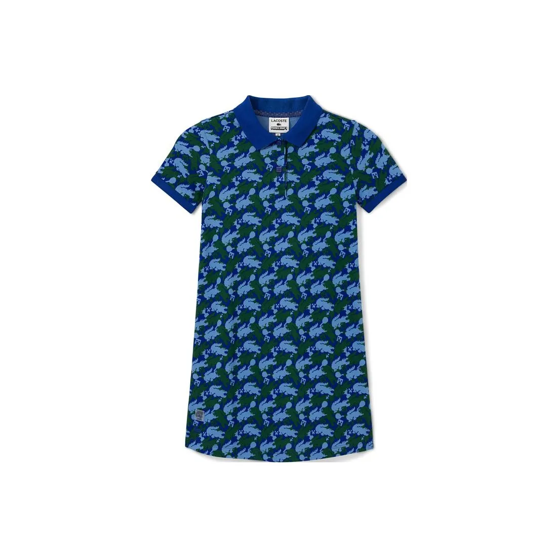 Платье для детей LACOSTE Collaboration синего цвета