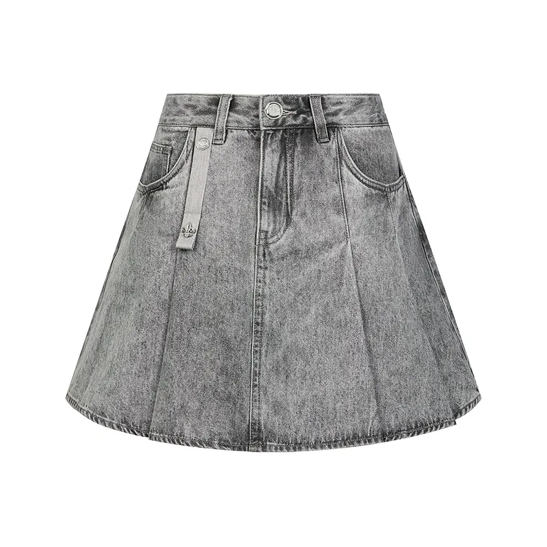 Палладий Повседневные Короткие Юбки Женские Paloma Серый