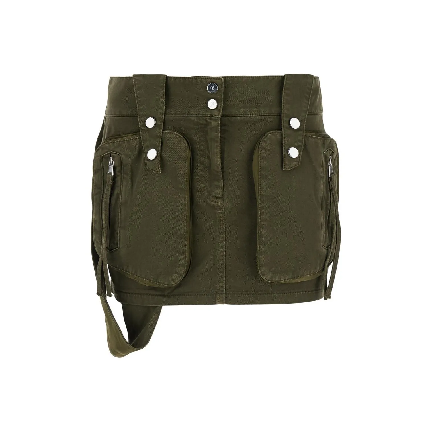 Blumarine Pocket Detail Mini Denim Skirt