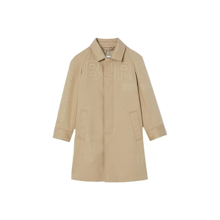 Burberry Хаки Детское Пальто