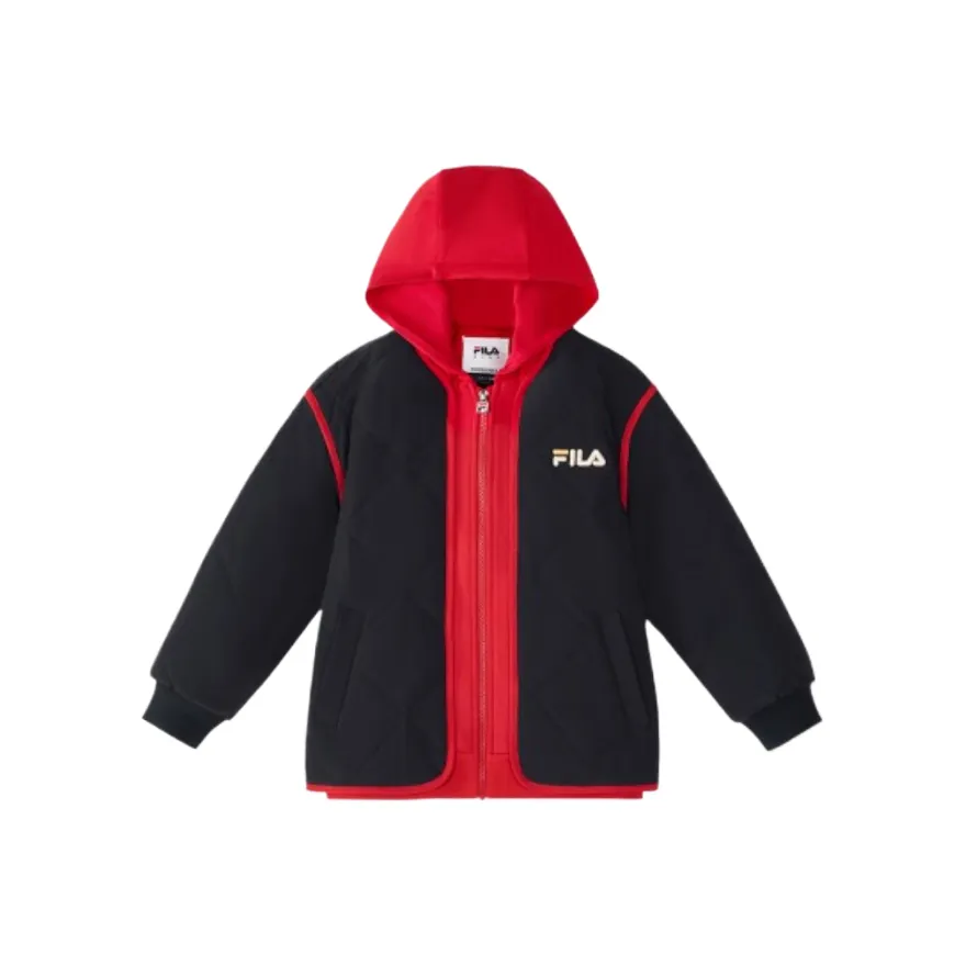 FILA KIDS x Jean Charles DE CASTELBAJAC Хлопковый пуховик Легенда Синий Детский