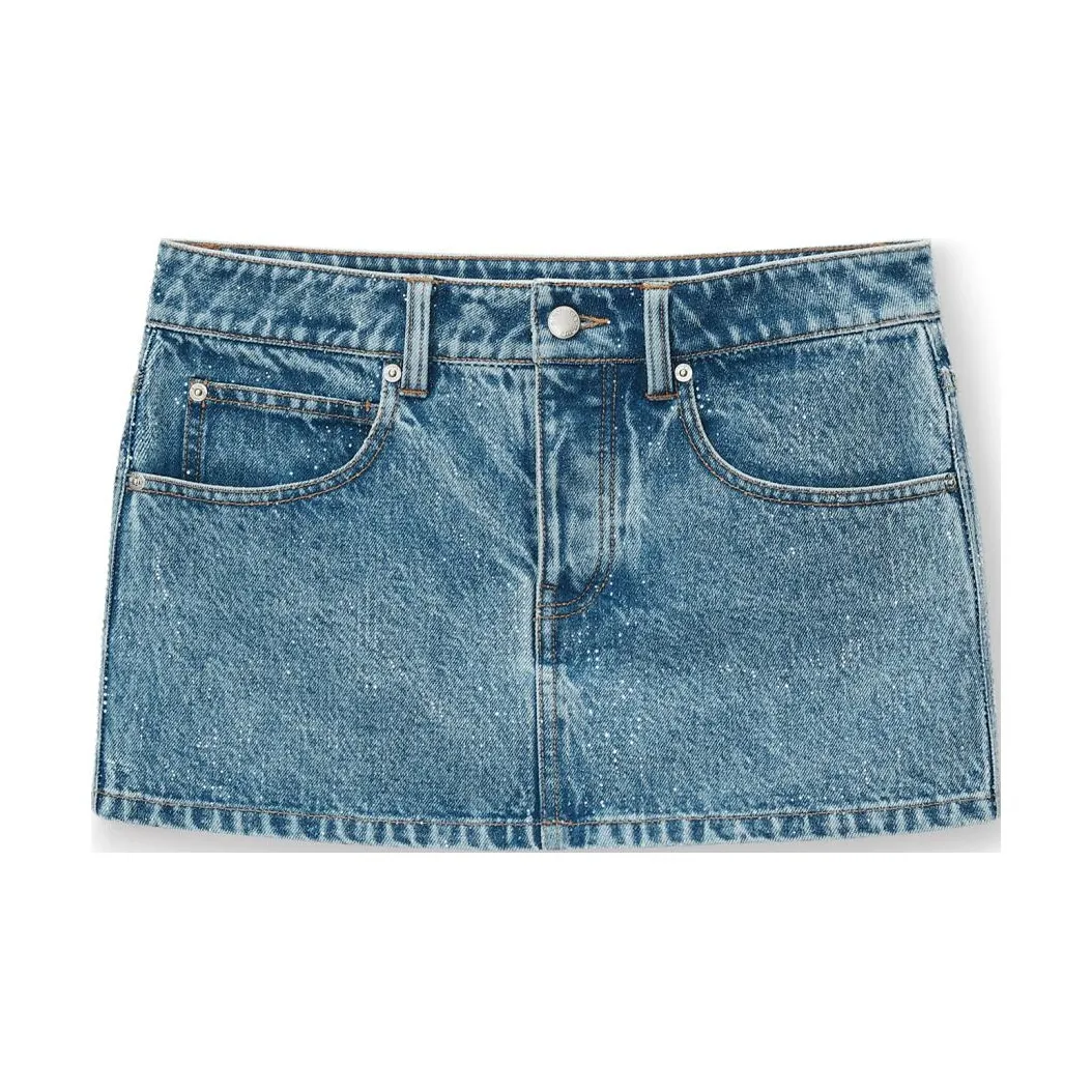 Alexander Wang Джинсовые короткие юбки Женские Blue