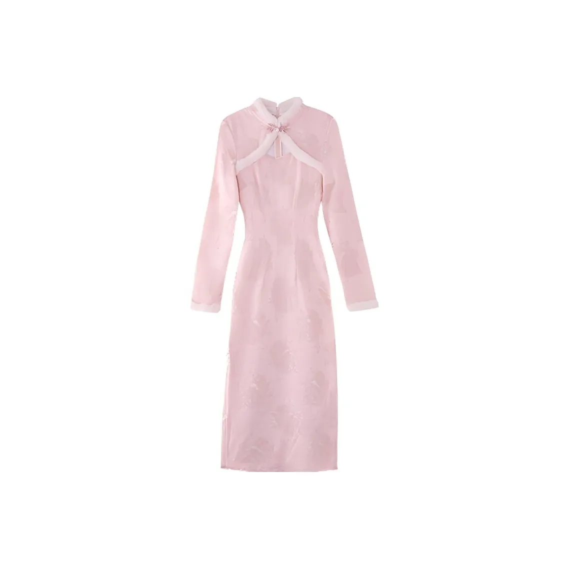 JINYE ORIENTAL Cheongsam Women's Apricot Pink