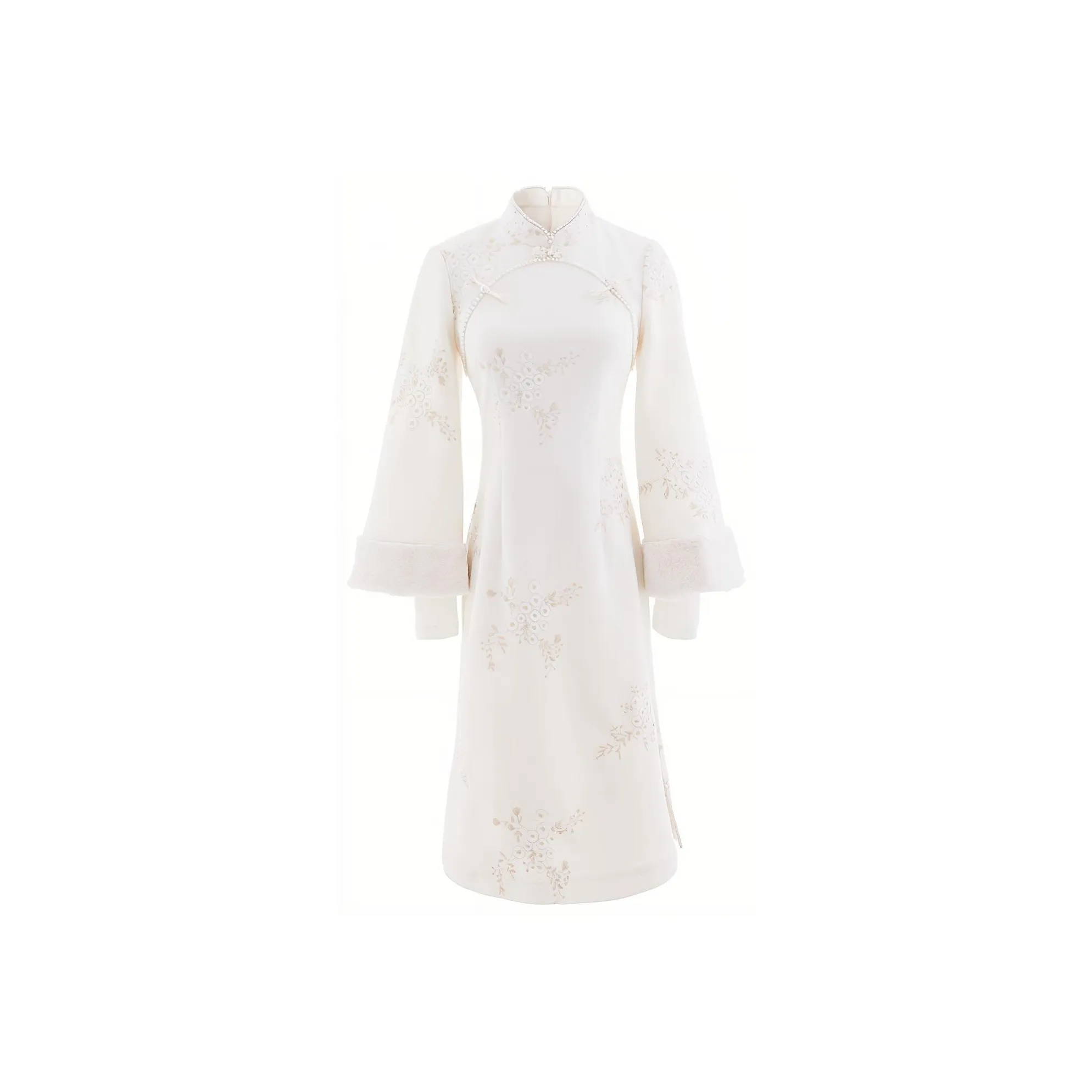 Blovelan Cheongsam Women's Apricot