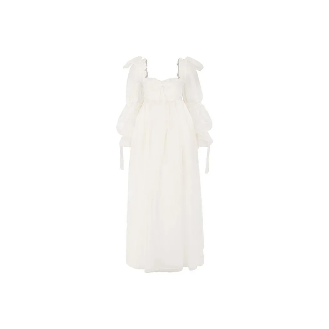 Selkie Collection x Strawberry SS24 Evening Dress Women's Ivory White