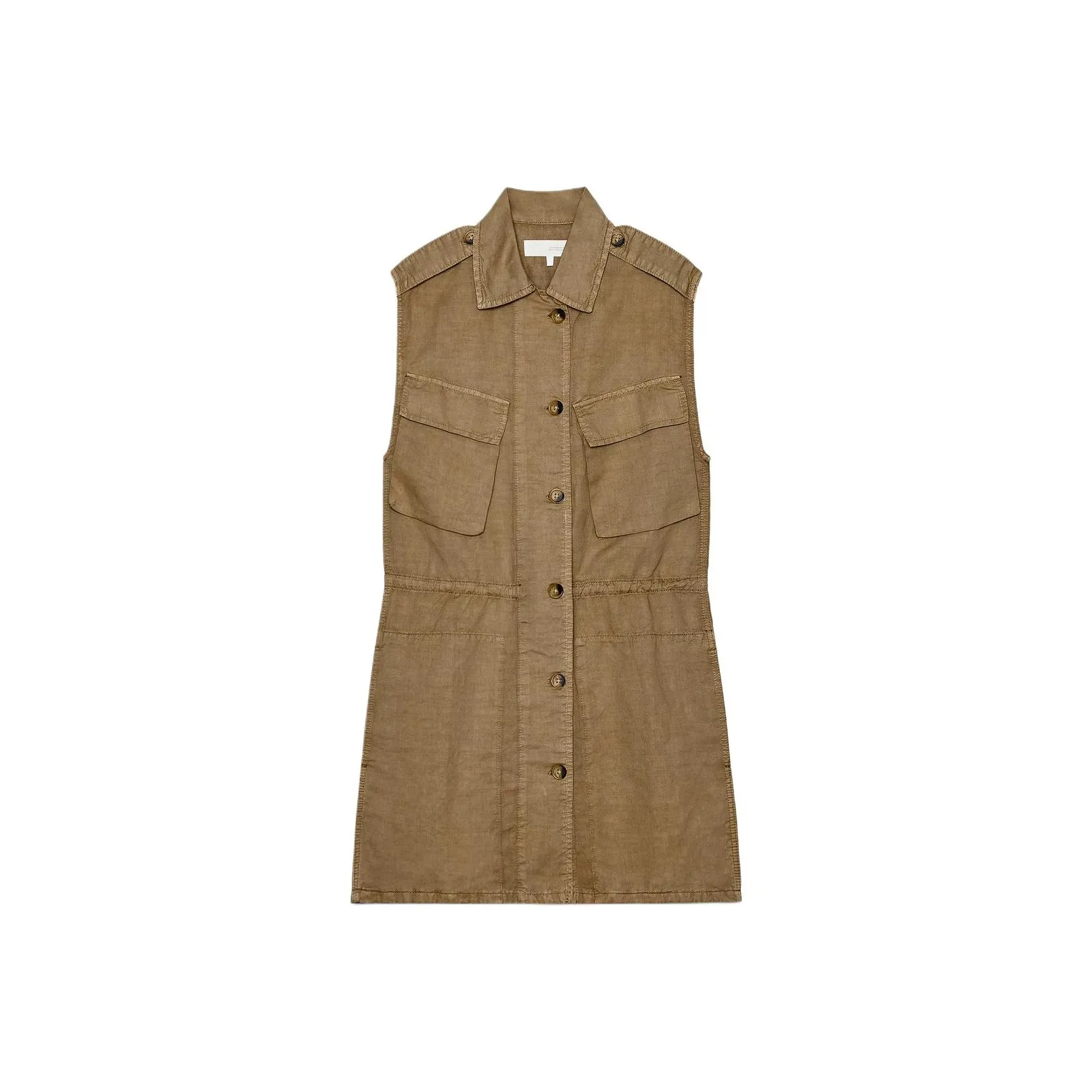 ZARA Sleeveless Dresses Women's Tan