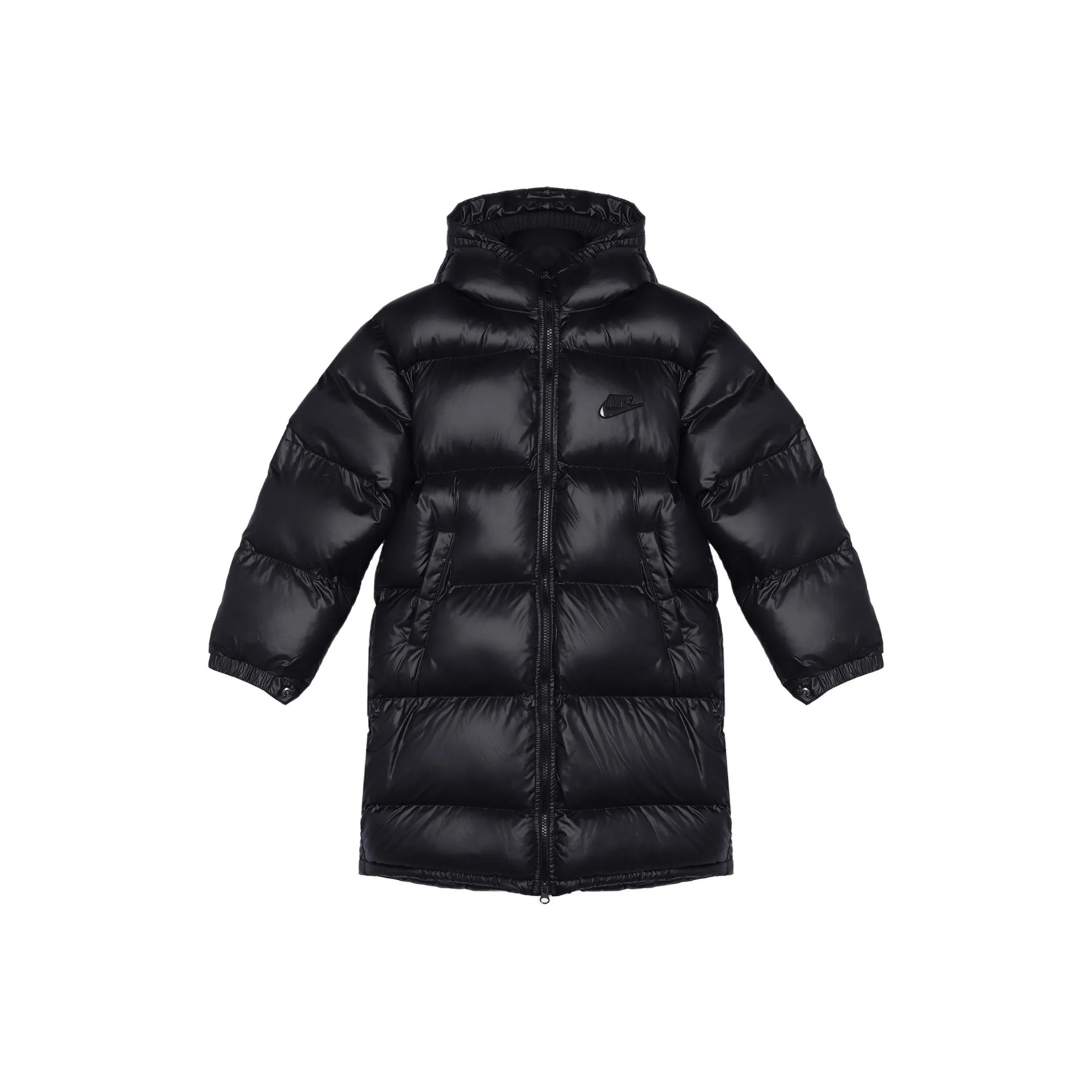 Nike Хлопковый пуховик Therma Форма Черный