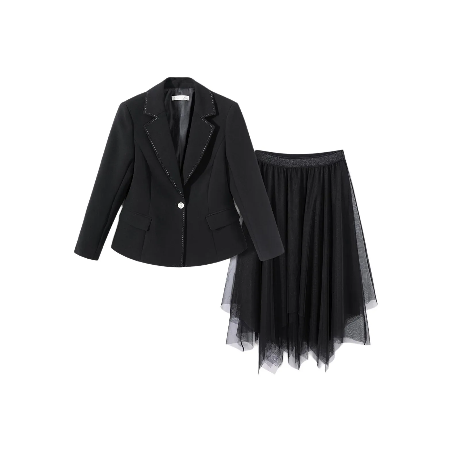 EICHITOO Комплект с юбкой Женские Черный