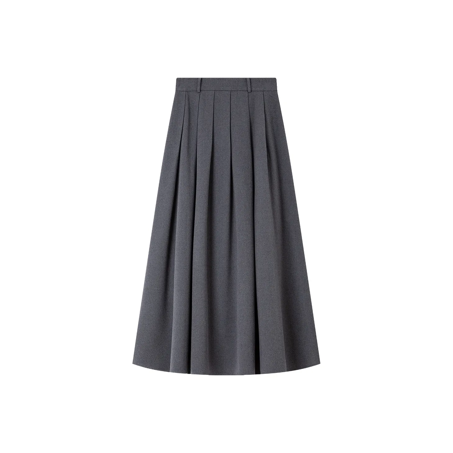 VIMLY Повседневный Длинный Юбка Женская Темно-Серый