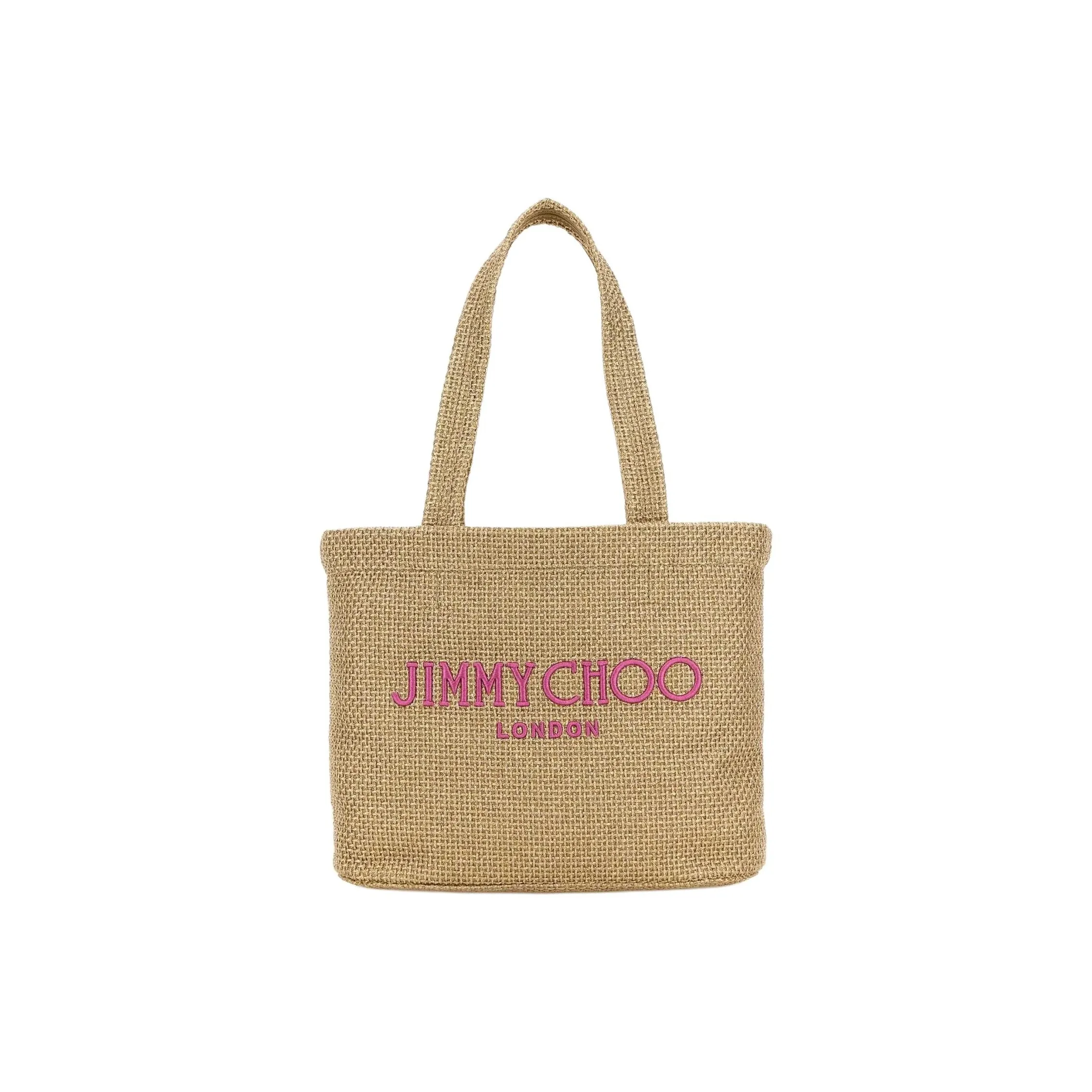 Jimmy Choo Logo embroidered Shoulder Bag
