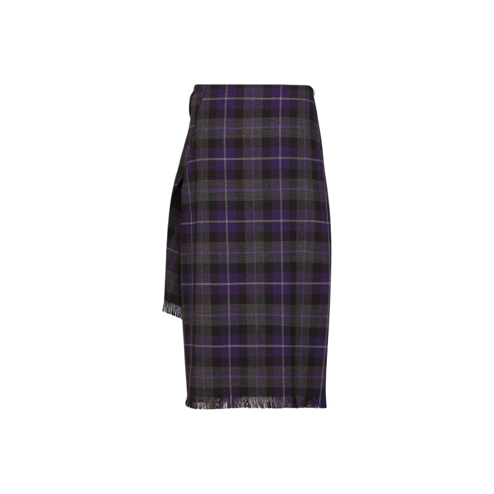 DIOR FW24 Casual Long Skirts Women's Purple