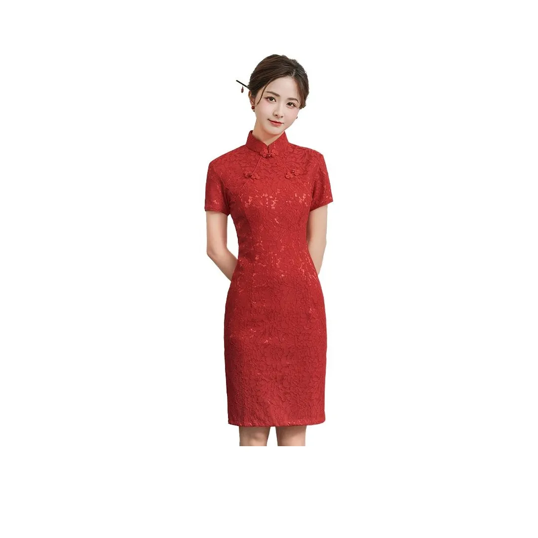 ENEESSI Cheongsams Women's Red