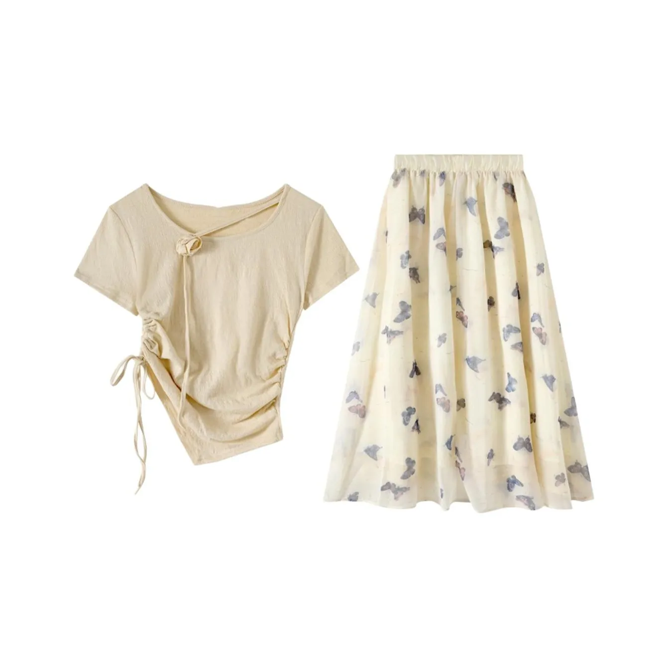 PAIN OR PLEASURE Summer Skirt Set Women's
