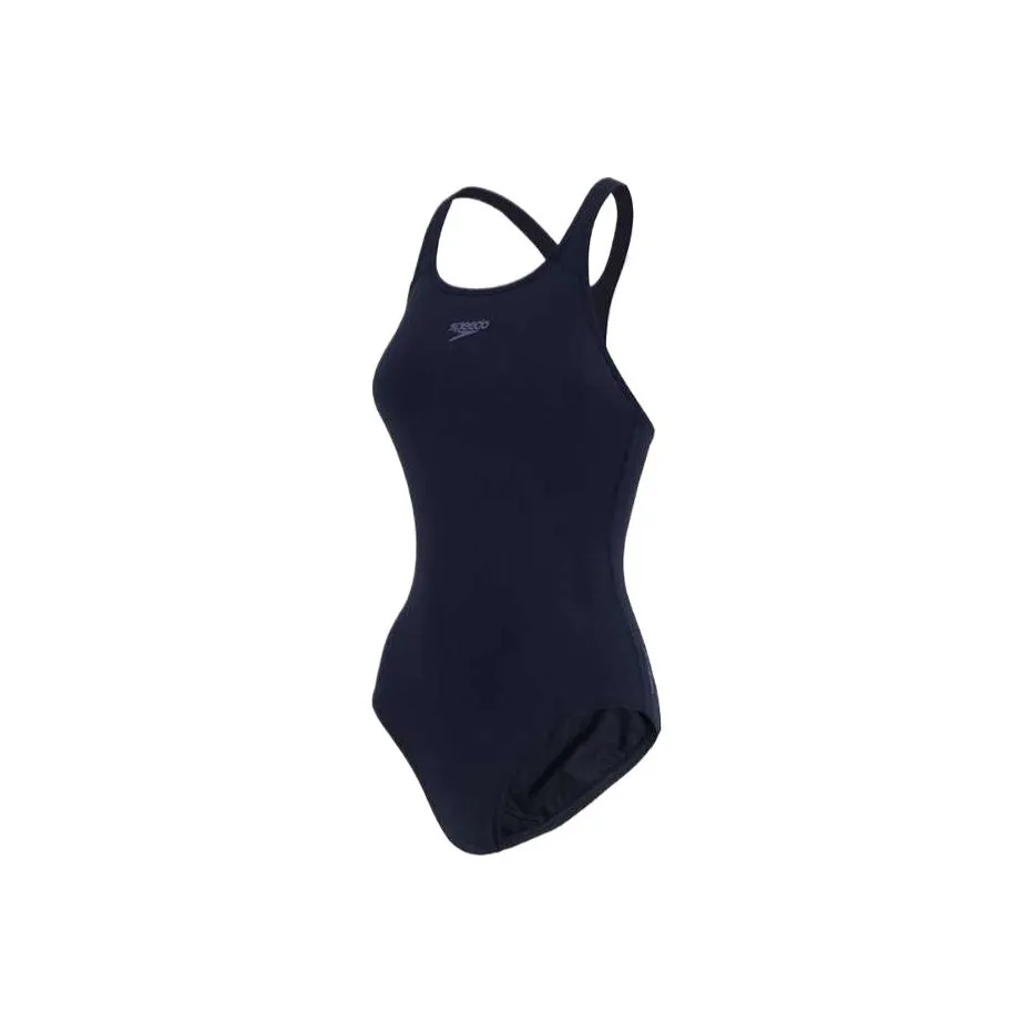 Speedo совместный бренд модель Ван-Пис Купальник Женские Морской синий