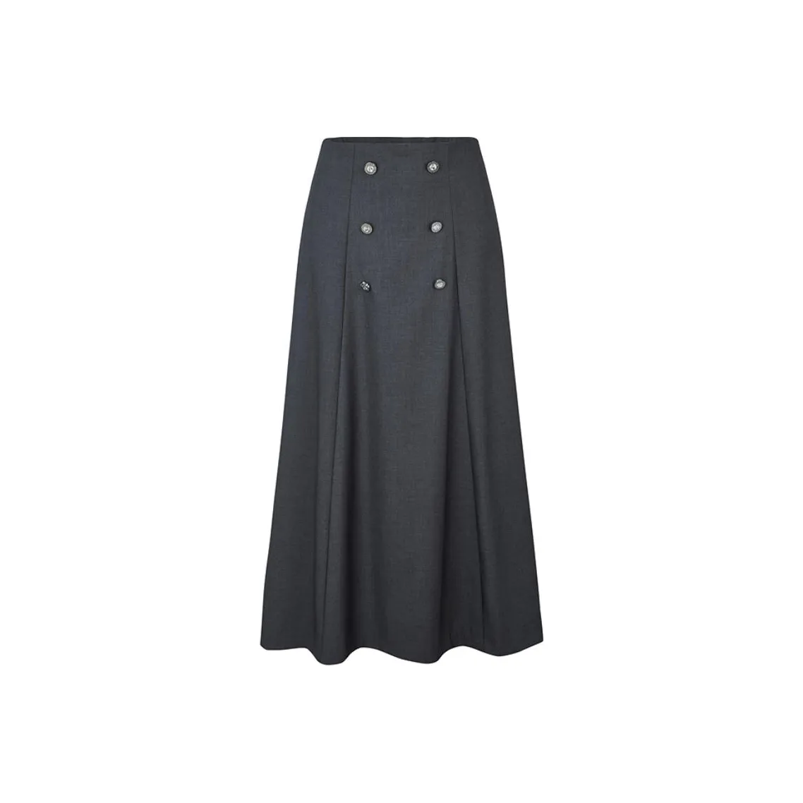 JORYAweekend Повседневный Длинный Юбка Женская Серого цвета