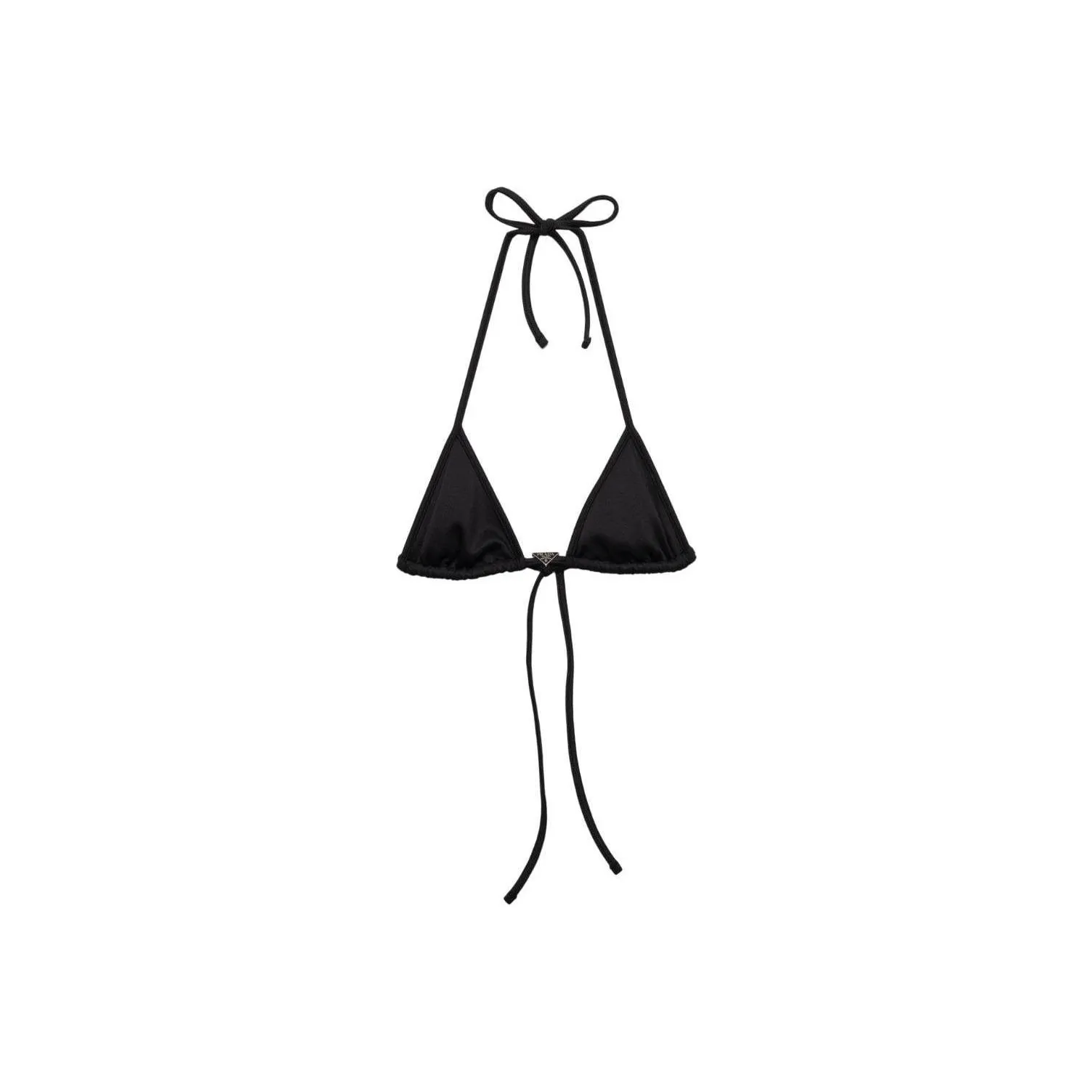 PRADA Triangle cup Halterneck Bikini Top