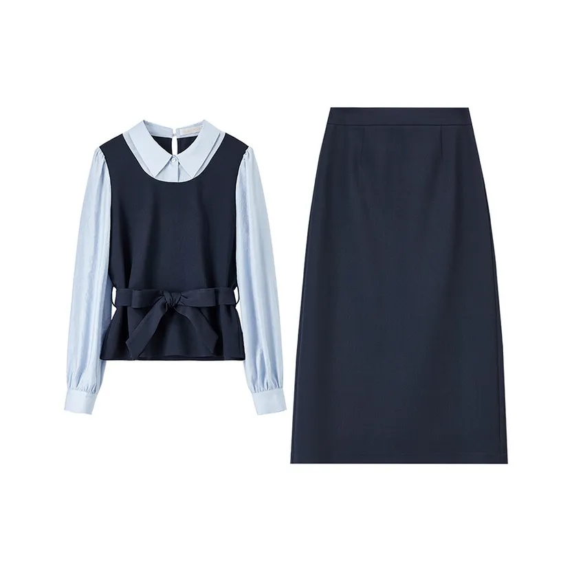 SENTUBILA Комплект с юбкой Женские Темно-синий