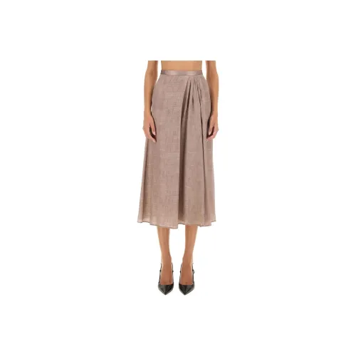 KITON Розовые Женские Повседневные Длинные Юбки