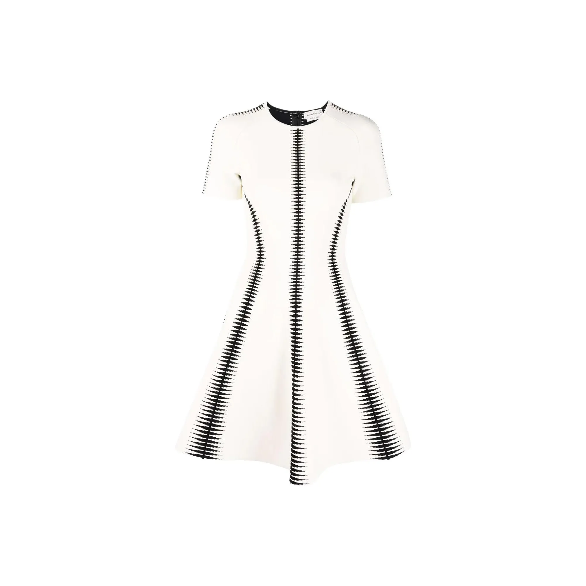 Alexander McQueen Short Sleeved Dresses Women's White