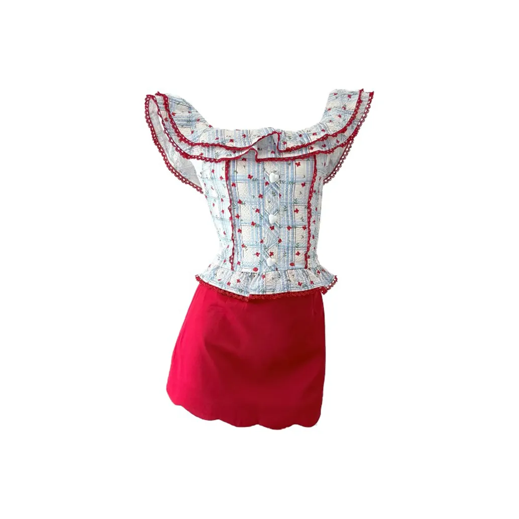 MISSHONEY MH Комплект с юбкой Женские Красный