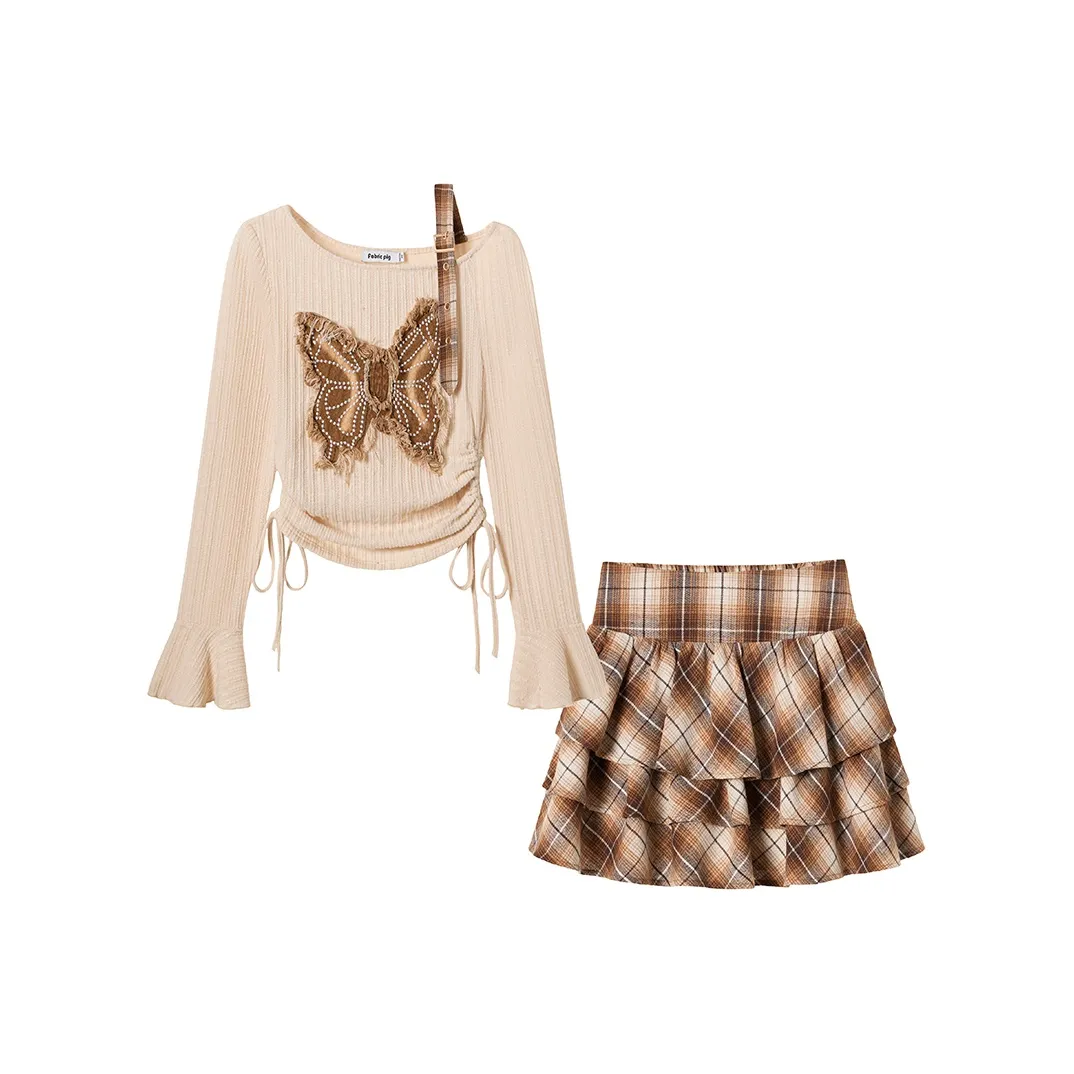 fabric pig Женские комплекты с юбкой