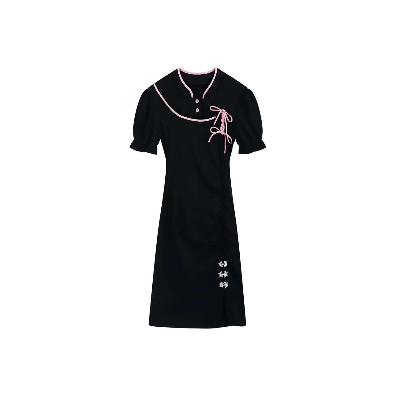 DGMZ Черный Женские Ципао