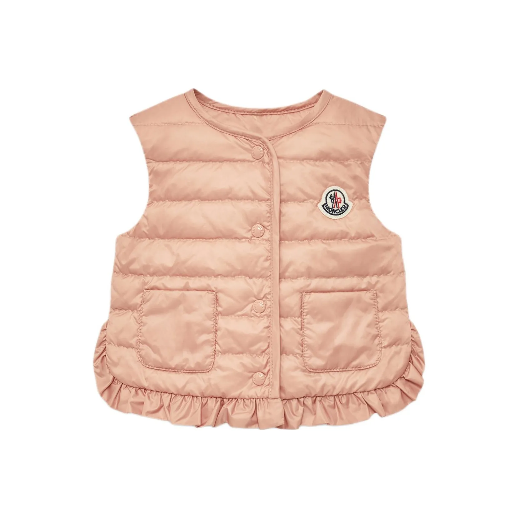Moncler Пуховый жилет Розовый для младенцев и малышей