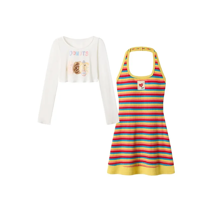 SECFLY OFFICIAL Skirt Set Women's Cover Up+Dress
