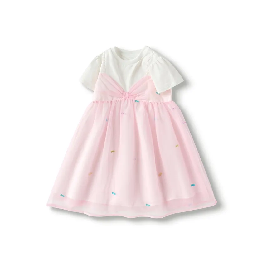 Balabala Детское платье натуральный белый детский